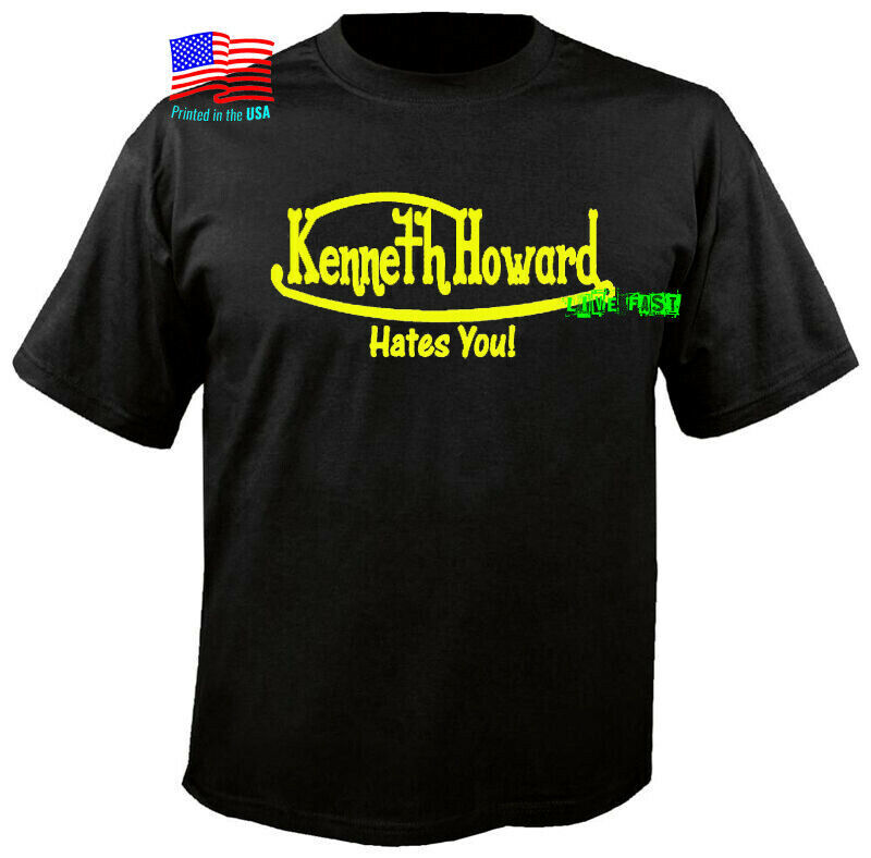 KENNETH HOWARD HATES YOU T SHIRT artist von dutch rat fink pinstriping hot rod