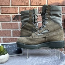 Belleville Combat Boots AFTW Men&#39;s 11.5 Sage Brown Military 16-D-1023 Waterproof - $100.00