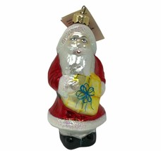 Christopher Radko Christmas Ornament Gifted Santa Claus Made Poland Vintage 5.5&quot; - £21.12 GBP