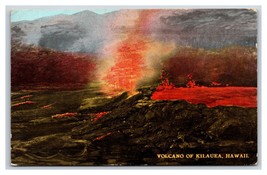 Vulcano IN Eruzione Di Kilauea Hawaii Hi Th South Seas Curio DB Cartolina V9 - £13.60 GBP