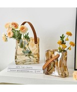 Glass Vase Luxury Brand Bag Flower Vase, Living Room Home Decor, Table A... - $149.82