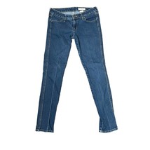 H &amp; M Skinny Low Waist  Jeans Slim Fit Lined Blue Denim  Women Size 29x32 - £15.81 GBP