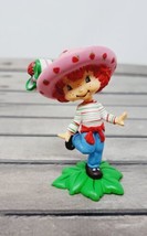 TCFC Strawberry Shortcake Figurine / Cake Topper Figure 3&quot; PVC Plastic VTG Toy - £9.46 GBP