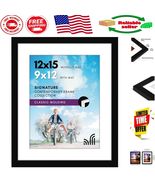 Modern 12x15 Picture Frame with Shatter-Resistant Glass - Versatile Wall... - $52.95 CAD
