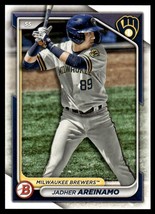 2024 Bowman Prospects Jadher Areinamo Milwaukee Brewers #BP-2 - £1.49 GBP