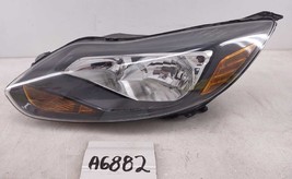 Used OEM Genuine Ford Head Light Lamp 2012-2014 Focus black bezel minor ... - $84.15