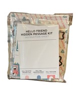 Diamond Press Hello Friend Hidden Message Kit New Craft Set Small Envelo... - $539.46 MXN