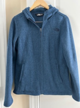 Women&#39;s Jacket The North Face Blue Size Medium Zip Enclosure Front Pockets - £37.78 GBP