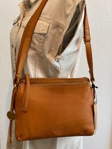 MARGOT New York LG Jules Brown Leather Crossbody/Shoulder Bag Orig. $150 NWT - £95.43 GBP