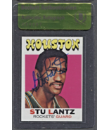 STU LANTZ SIGNED 1971-72 TOPPS #108 HOUSTON ROCKETS LAKERS AUTO BECKETT BAS - $631.29 MXN