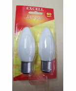 30 X CANDLE 60 WATT 240 VOLT  BC / B22 CAP OPAL UK SHIPPING ONLY  - $30.00
