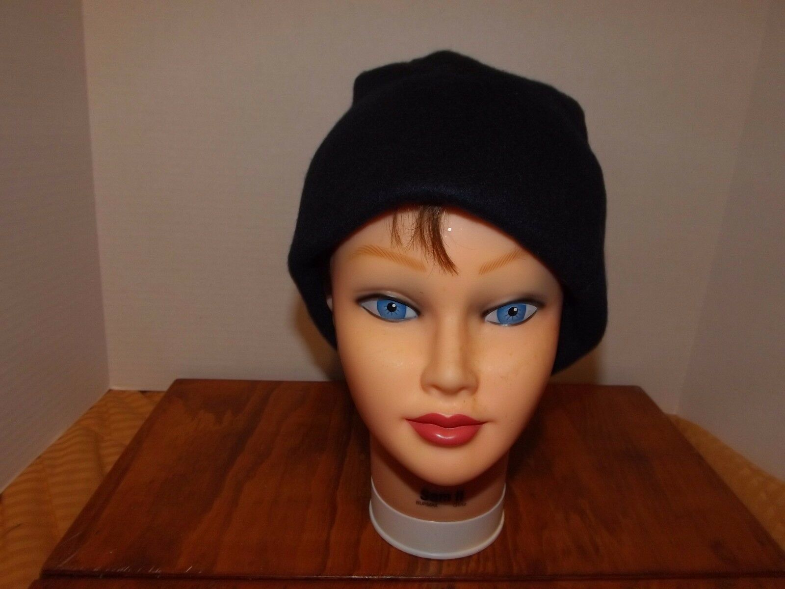 Black Knit Beanie Cap - $7.49