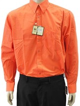 New Nwt Desire Men&#39;s Classic Long Sleeve Button Up Casual Dress Shirt Mandarin - £21.37 GBP