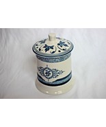 Fonseca White and Blue Ceramic Humidor Jar - $375.00