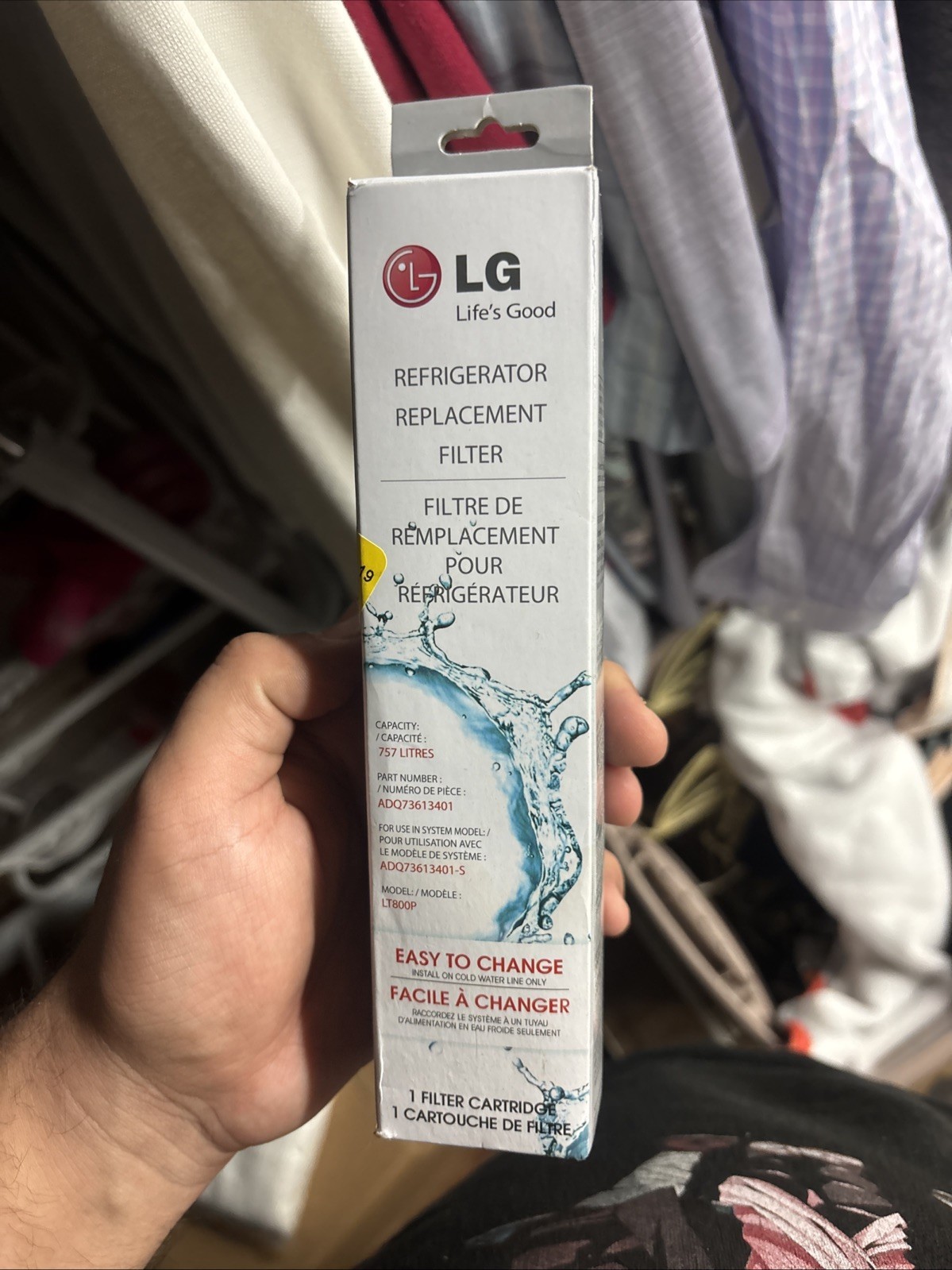 1 PACK LT800P Fit LG LT800P Replacement Refrigerator Water Filter New, USA - $5.94