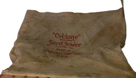 Vintage Advertising Cyclone Seed Sower  Hand Crank Spreader Urbana India... - $29.70