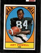 1967 Topps #17 Art Powell Vg Bills *X57766 - £5.24 GBP