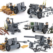 WW2 German Army Artillery Brigade Minifigures Weapons and Accessories - £53.58 GBP