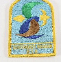 Vintage Yellow Border Southeast SE Region Boy Scouts BSA Camp Patch - £9.21 GBP