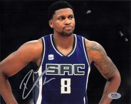 RUDY GAY signed 8x10 photo PSA/DNA Sacramento Kings Autographed - £47.20 GBP