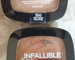 2 Packs Loreal-Infallible-24H Fresh Wear-Foundation In A Powder 300  (Op... - $11.29