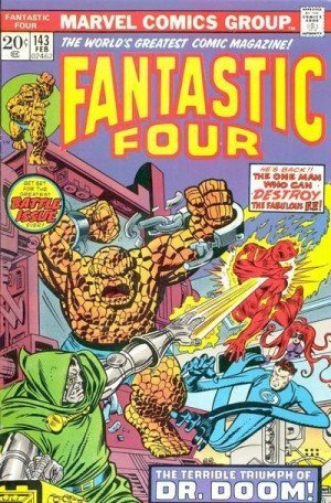 Fantastic Four #143 "Doctor Doom & Darkoth Appearance" [Comic] [Jan 01, 1974] GE - $5.82
