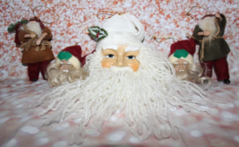 Lot Of 5 Santa Claus Christmas Ornaments - £7.44 GBP