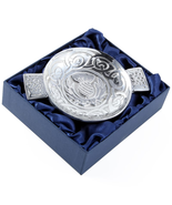 Celtic Knotwork Thistle Pewter Quaich - TQ39 - $55.58