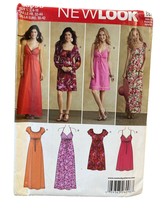 New Look Sewing Pattern 6096 Dress Halter Midi Maxi Misses Size 4-16 - £7.62 GBP