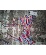 Shade &amp; Shore Women&#39;s Multi-Color Swim Top With Tie Shoulder Straps, Siz... - $24.60 CAD