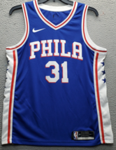 NBA Philadelphia 76ers Nike Jersey Basketball Men Large Multi Dri Fit Cu... - $733.47 MXN
