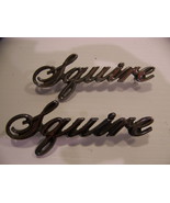 1972 FORD SQUIRE SCRIPT EMBLEMS OEM #D2OB-16098-GA PAIR - €38,74 EUR