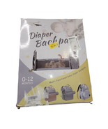 Baby Diaper Bag Backpack Changing Station Derjunstar Portable Crib Heavy... - $37.79 CAD