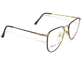 Enrico Biaggi Eyeglasses EB-45 R.G.P Brown &amp; Gold Pilot Metal Frame 53[]... - $19.99