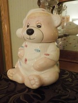 Vintage Pink Teddy Bear Ceramic Cookie Jar Unbranded, Take Me Home! So Cute! EUC - £15.90 GBP