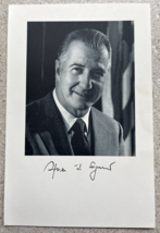 1969 Vice President Spiro Agnew Facsimile Signed Official Photo Black an... - $7.50