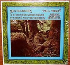 Mendelssohn: A Midsummer Nights Dream Symphony No. 5 Reformation [Vinyl] - $29.99