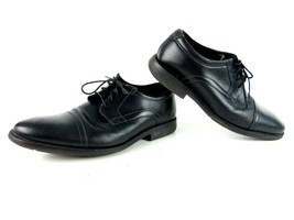 Nunn Bush Comfort Gel Memory Foam Black Lace Up Shoes Mens 10 - £19.46 GBP