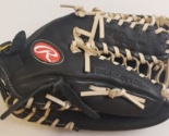 RAWLINGS Trap-Eze BASEBALL Gold Glove Co TP1225T Black Leather 12-1/4&quot; P... - £78.63 GBP