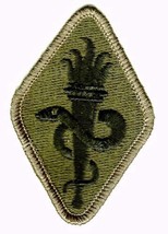 Army Medical School &amp; Center Subdued Patch - $2.85