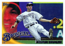 2010 Topps #331 Ryan Braun Nmmt Brewers - £1.94 GBP