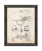 Cornet Patent Print Old Look with Black Wood Frame - £19.94 GBP+