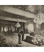 1901 President McKinley In Casket East Room of The White House Print  - $26.73