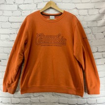 Columbia Sportswear Orange Pullover Sweatshirt Mens Sz L - £19.35 GBP
