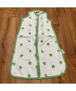 Aden + Anais Muslin Cotton Sleep Sack Baby Size Small 0-6M Green Turtle ... - $9.90