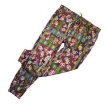 NWT Johnny Was Laurie Presley Jogger in Floral Charmeuse Silk Pants XL $318 - $148.50