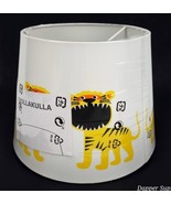 IKEA TROLLAKULLA Lamp Shade White w/ Yellow Tigers Childrens Kids Room N... - £14.73 GBP