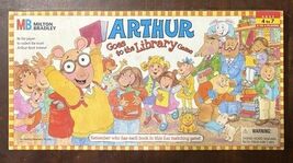 VTG Arthur Goes to the Library Game  - Complete - Milton Bradley 1996 Ki... - $22.50
