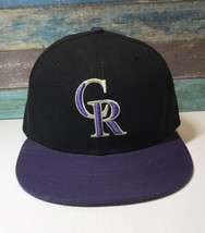 Colorado Rockies New Era 59fifty fitted Hat Cap 7 3/8 Baseball MLB - £15.66 GBP