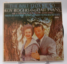 Roy Rogers Dale Evans The Bible Tells Me So Country Gospel Vinyl LP Record - £4.68 GBP